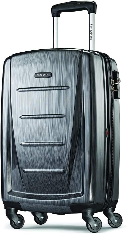 Samsonite Winfield 2 Hardside Expandable Luggage with Spinner Wheels, Carry-On 20-Inch, Charcoal
