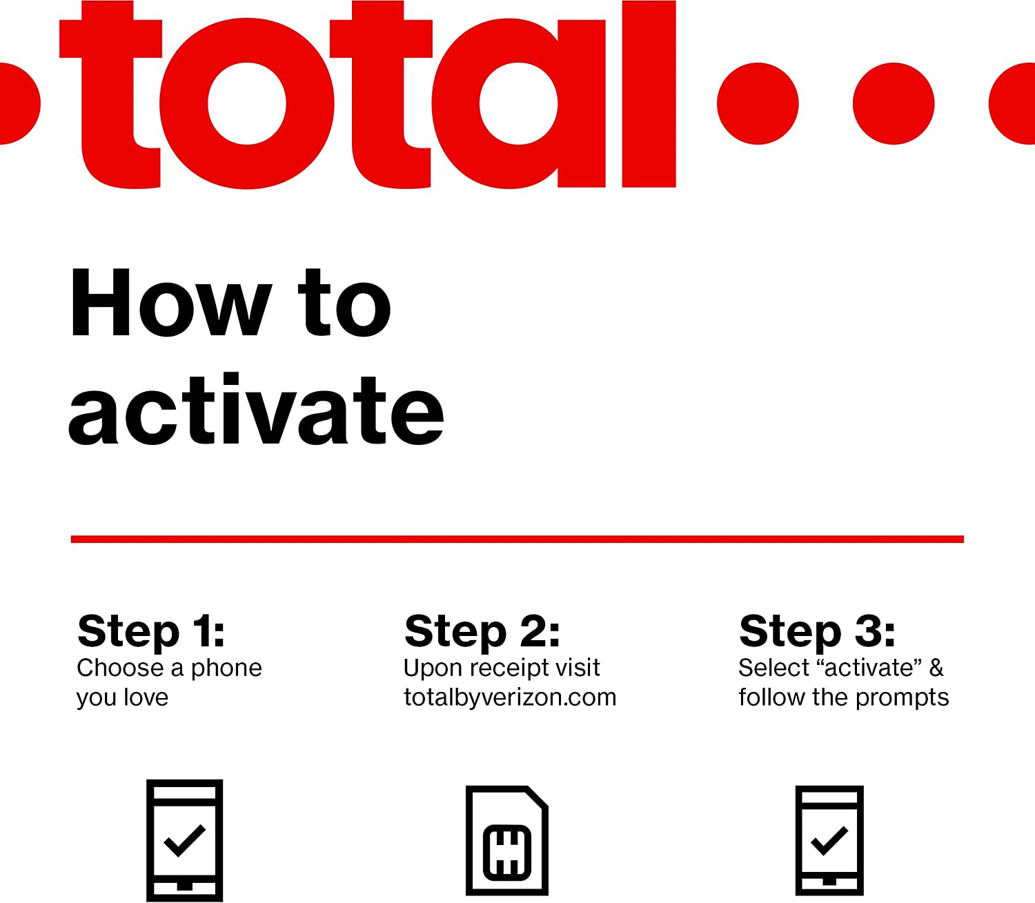 Total by Verizon TCL 30 Z, 32GB, Black - Prepaid Smartphone (Locked)