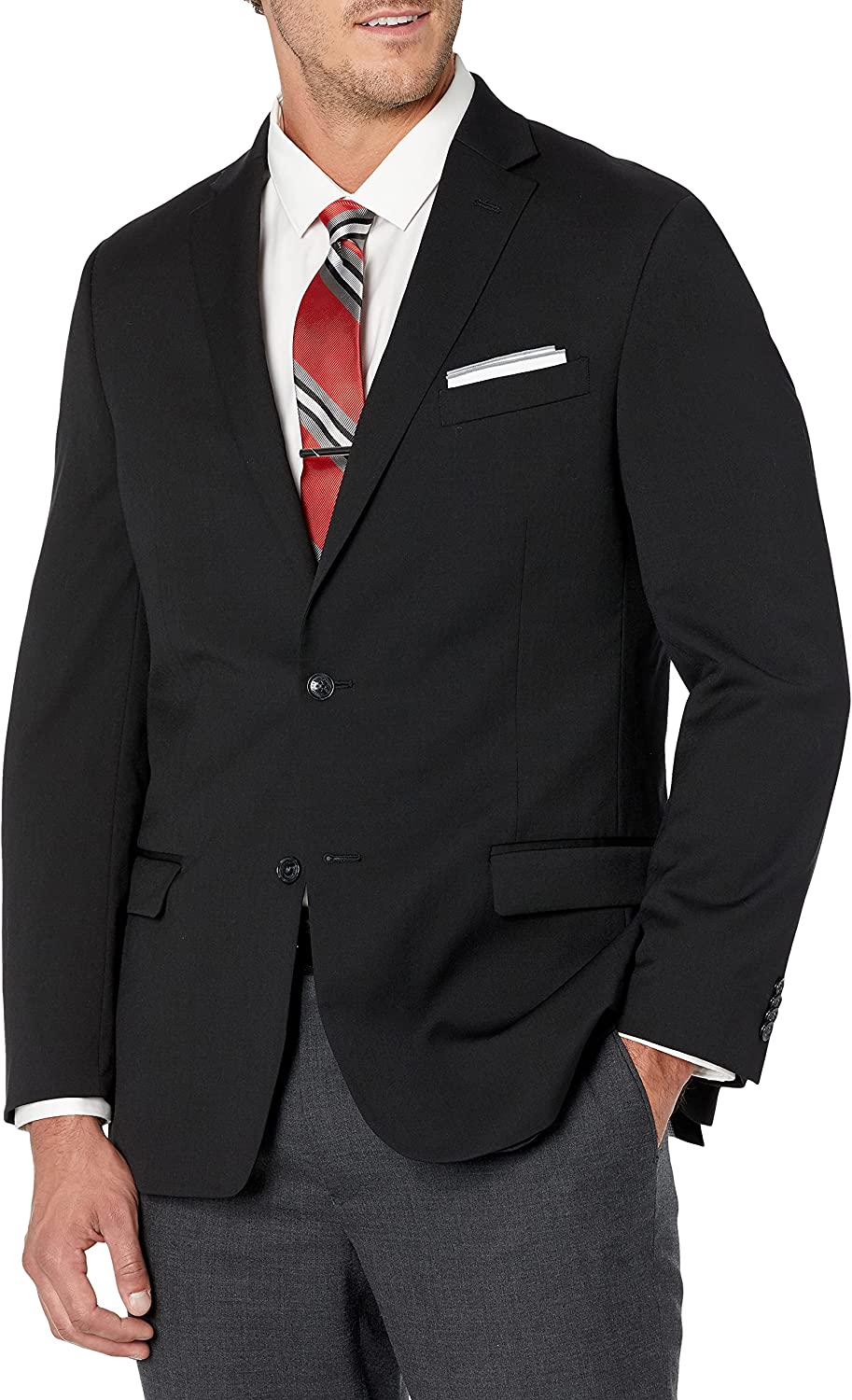 Tommy Hilfiger Men's Jacket Modern Fit Suit Separates with Stretch-Custom Jacket & Pant Size Selection