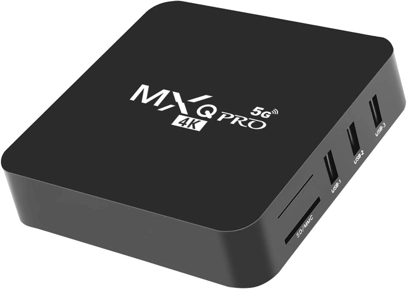 MXQ Pro 5G Android 11.1 TV Box 2023 Upgraded Version Ram 2GB ROM 16GB Android Smart Box H.265 HD 3D Dual Band 2.4G/5.8G WiFi Quad Core Home Media Player