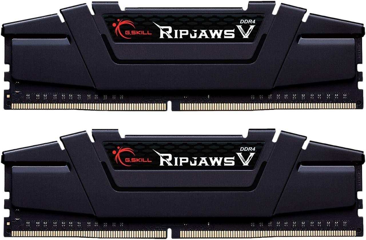G.Skill Ripjaws V Series 32GB (2 x 16GB) 288-Pin SDRAM DDR4 3600 (PC4-28800) CL18-22-22-42 1.35V Dual Channel Desktop Memory Model F4-3600C18D-32GVK