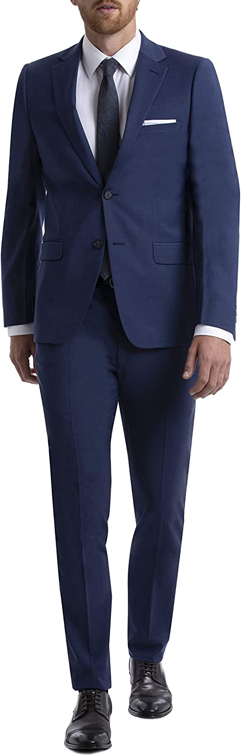 Calvin Klein Skinny Fit Men’s Suit Separates with Performance Stretch Fabric