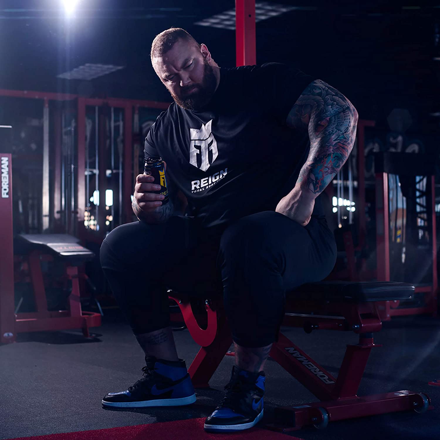 Reign Total Body Fuel, White Gummy Bear, Fitness & Performance Drink, 16 Fl Oz (Pack of 12)