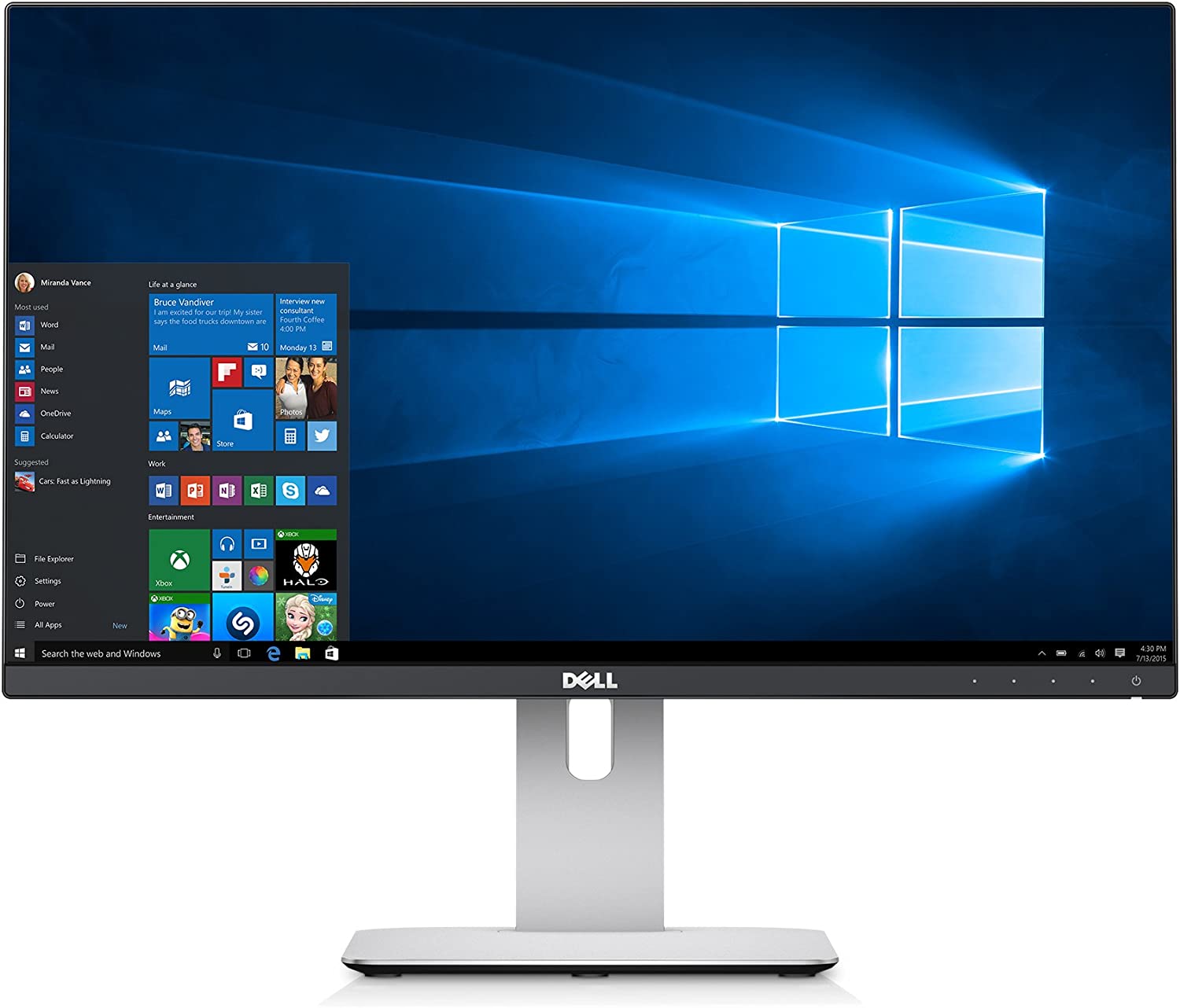Dell UltraSharp U2414H 23.8” Inch Screen FHD 1080p LED Monitor