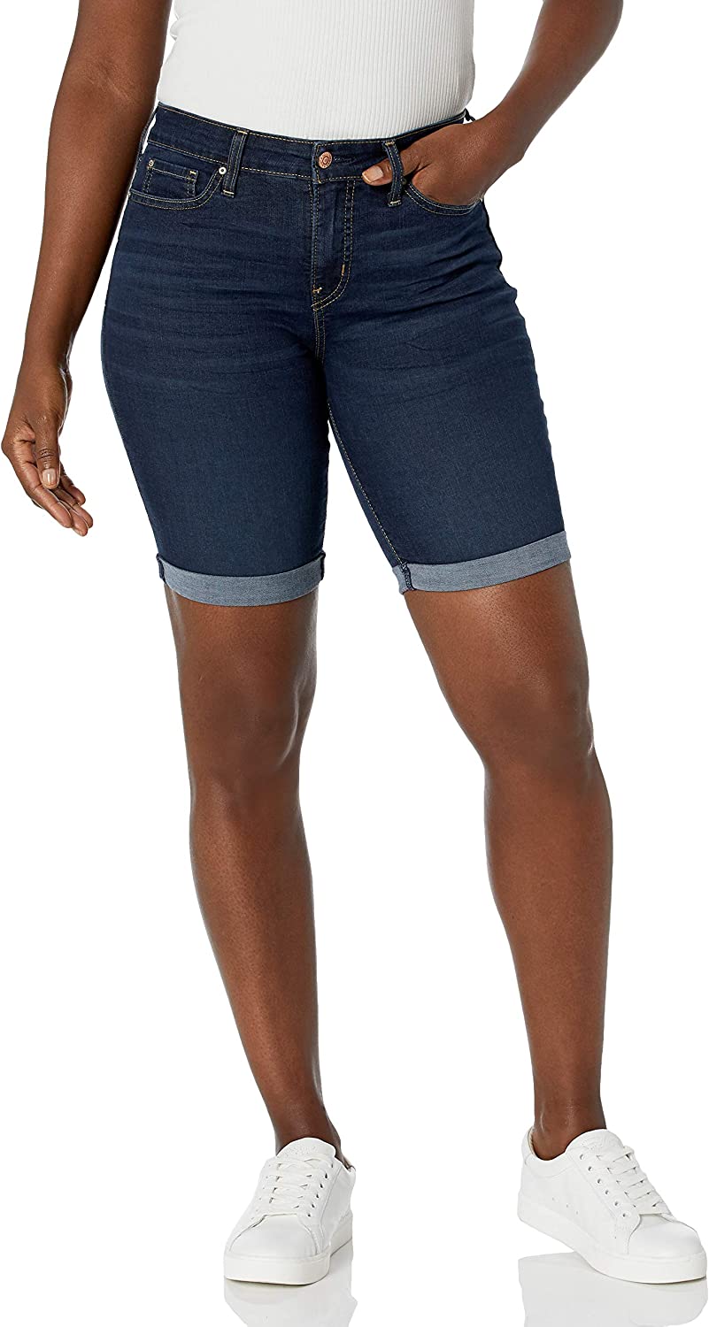 Signature by Levi Strauss & Co. Gold Label Women's Mid-Rise Bermuda Shorts (Standard and Plus)