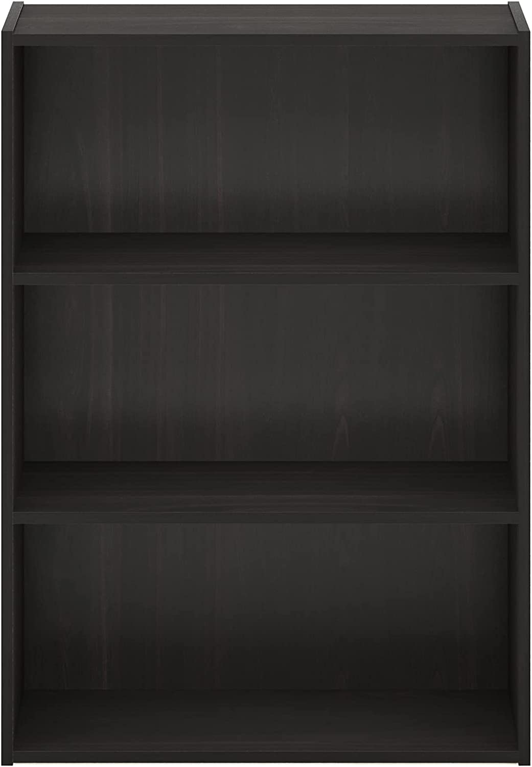 Furinno Pasir 3-Tier Open Shelf Bookcase， Espresso