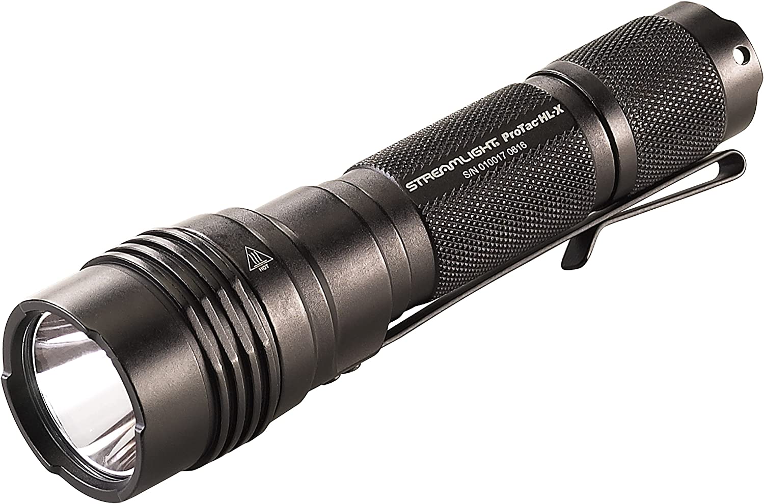 Streamlight 88065 ProTac HL-X 1000-Lumen Multi-Fuel Professional Tactical Flashlight, Includes CR123A Lithium Batteries and Holster, Box, Black
