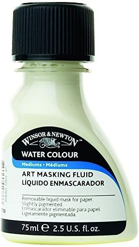 Winsor and Newton 75-Milliliter Watercolor Art Masking Fluid, Yellow