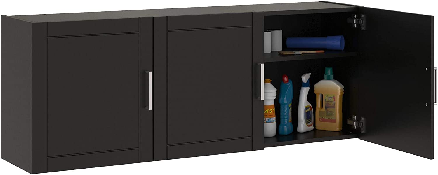 SystemBuild Callahan Wall Cabinet - 54 Inch - Black