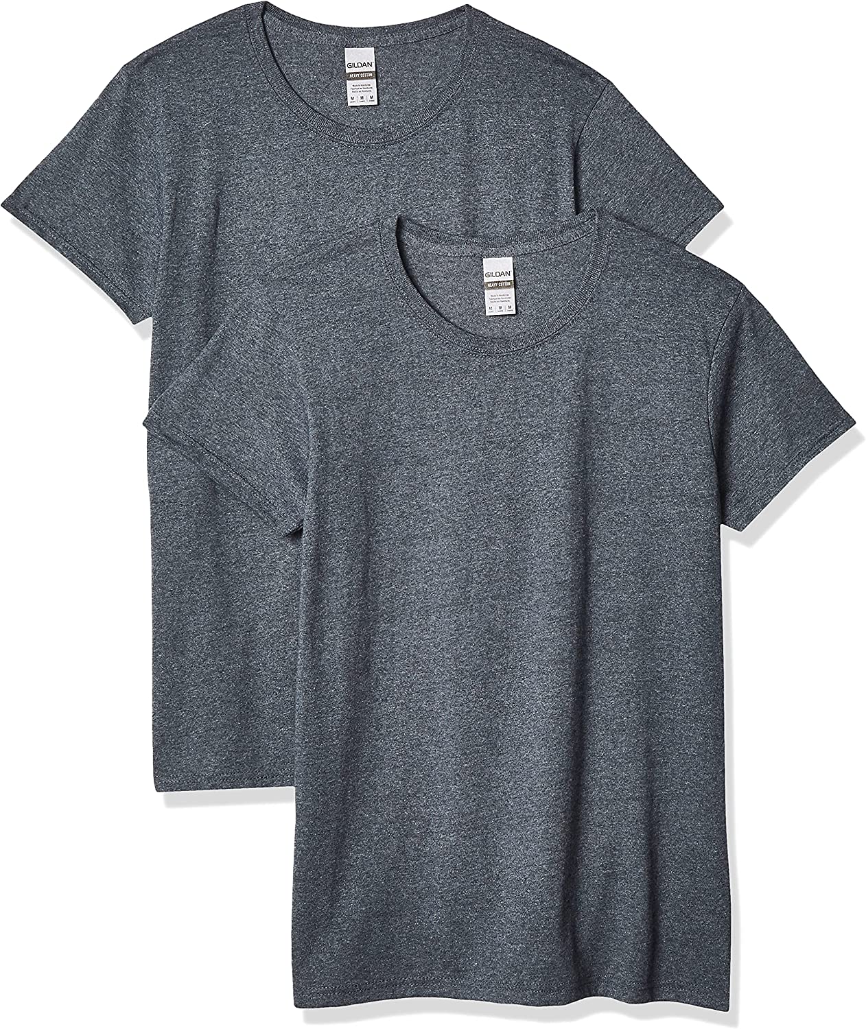 Gildan Women's Heavy Cotton T-Shirt, Style G5000L, 2-Pack