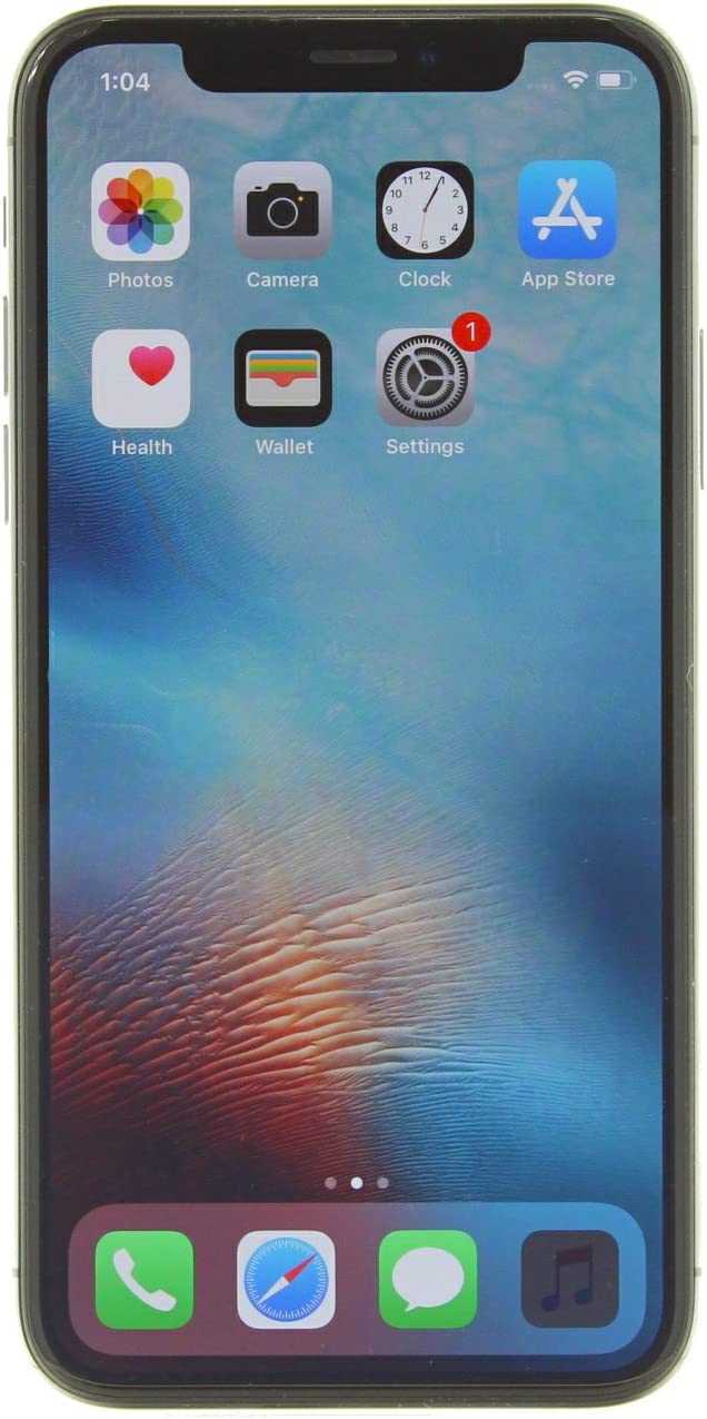 Apple iPhone X, US Version, 64GB, Space Gray - Fully Unlocked (Renewed)