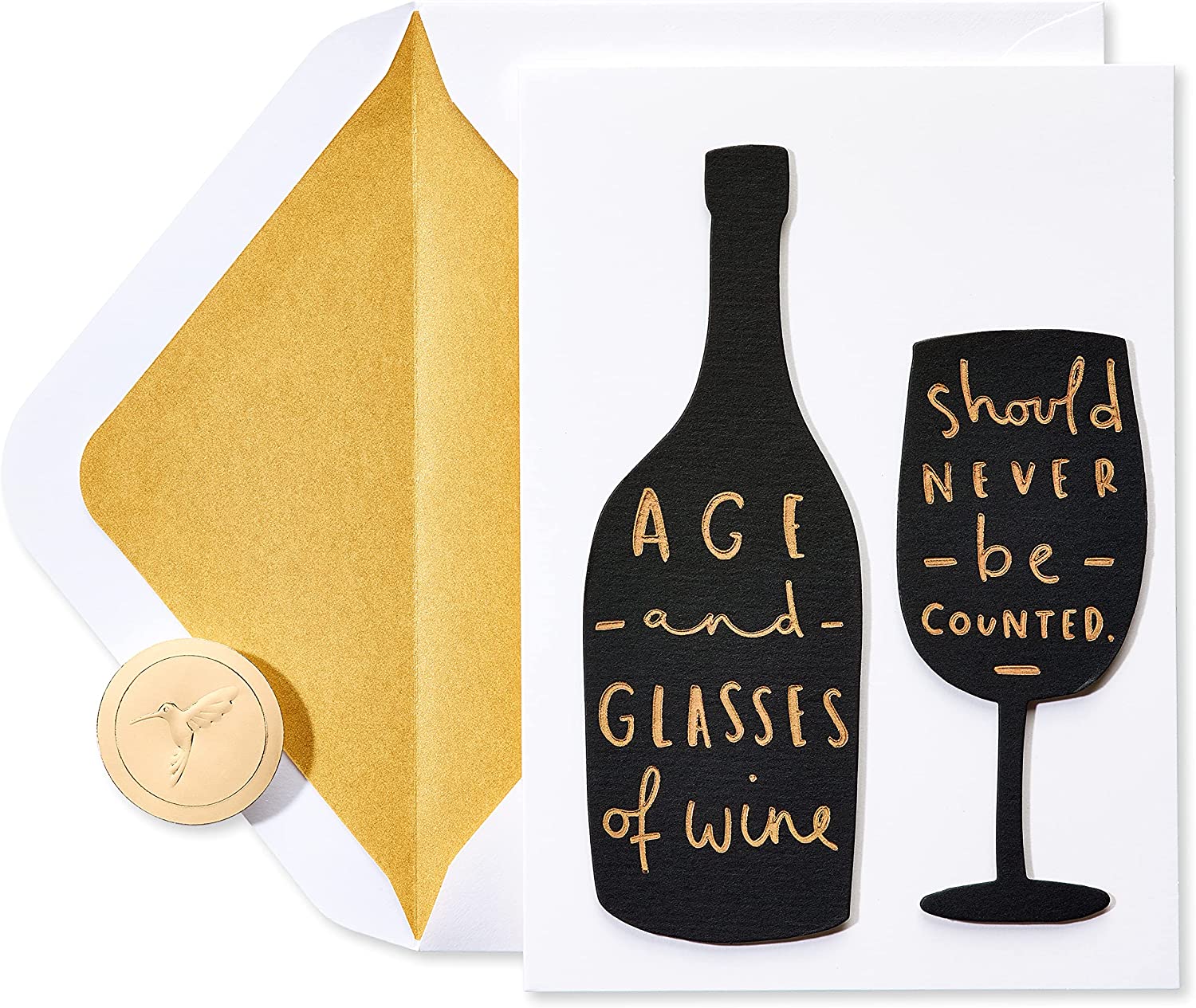 Papyrus Funny Birthday Card (Toast To You)