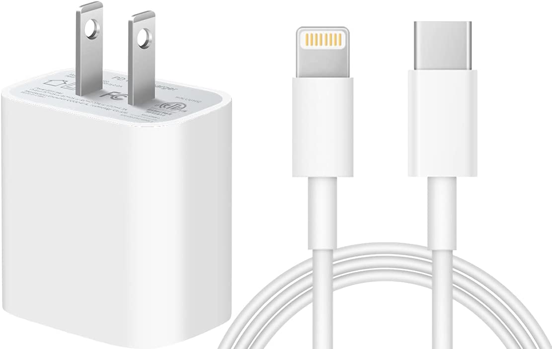 iPhone 14 13 12 11 Super Fast Charger [Apple MFi Certified ]High Speed Charger 20W PD USB-C Wall Charger 6FT Cables Compatible with iPhone 14/14 Pro/14 Pro Max/14 Plus/13/13Pro/12/12 Pro/11/11Pro,iPad