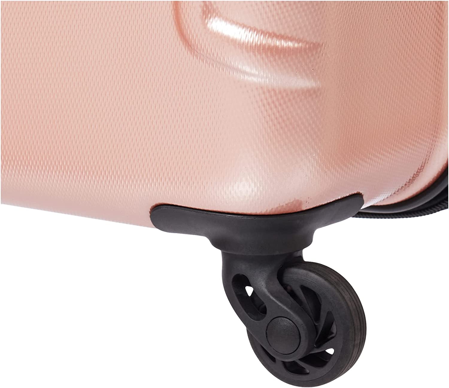 American Tourister Moonlight Hardside Expandable Luggage with Spinner Wheels， Rose Gold， Carry-On 21-Inch