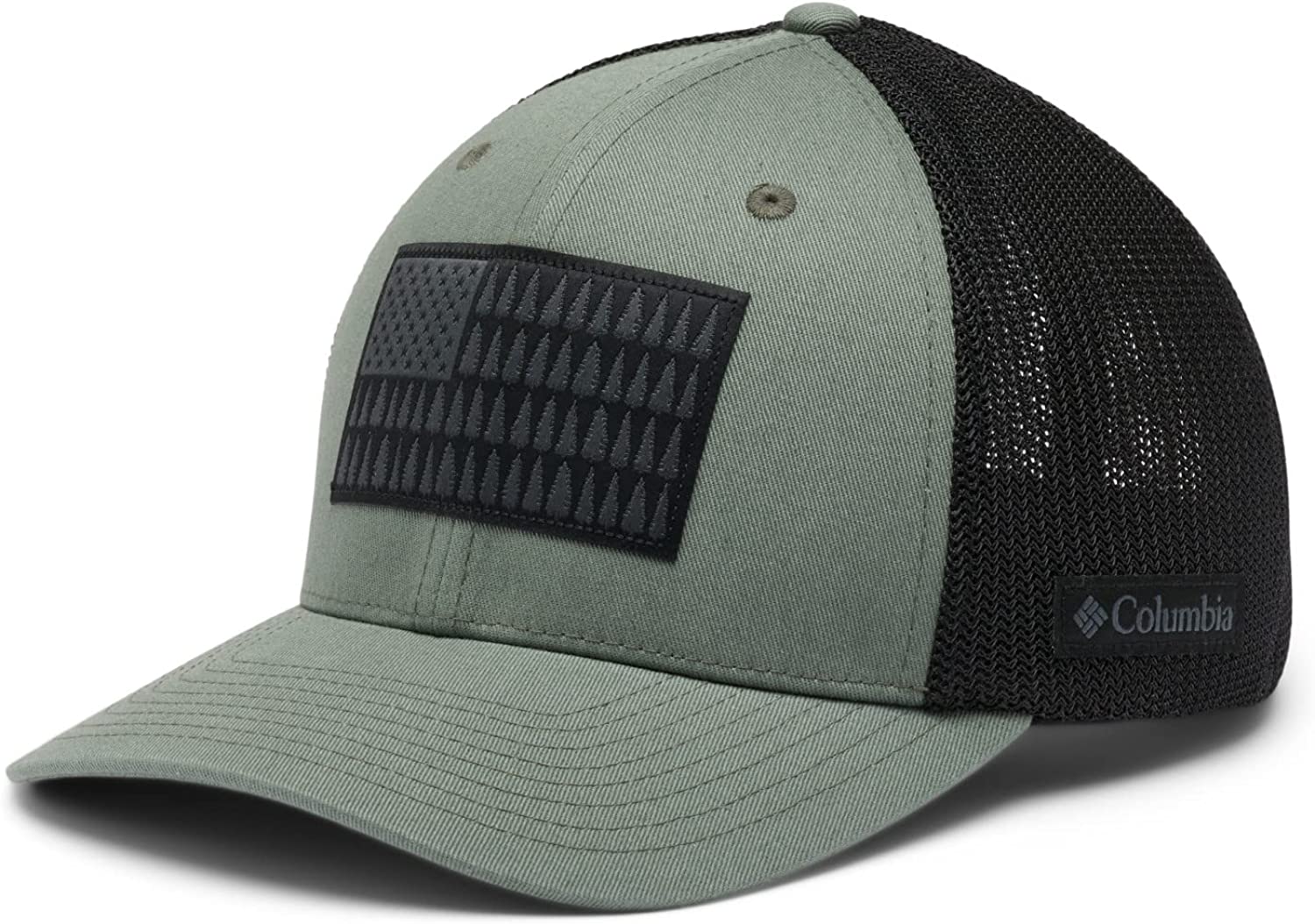 Columbia Tree Flag Mesh Ball Cap-High Crown