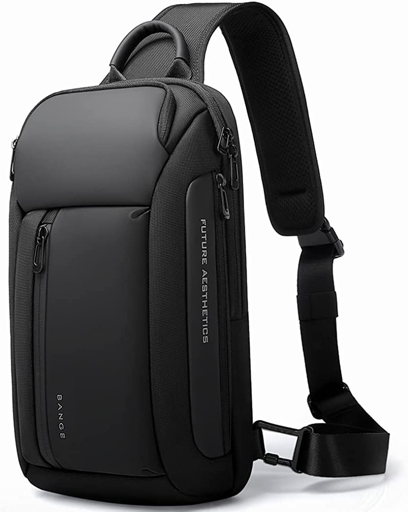 BANGE Sling Bag, Waterproof Men's Chest Bag Shoulder bags Crossbody Sling Backpack for Men…