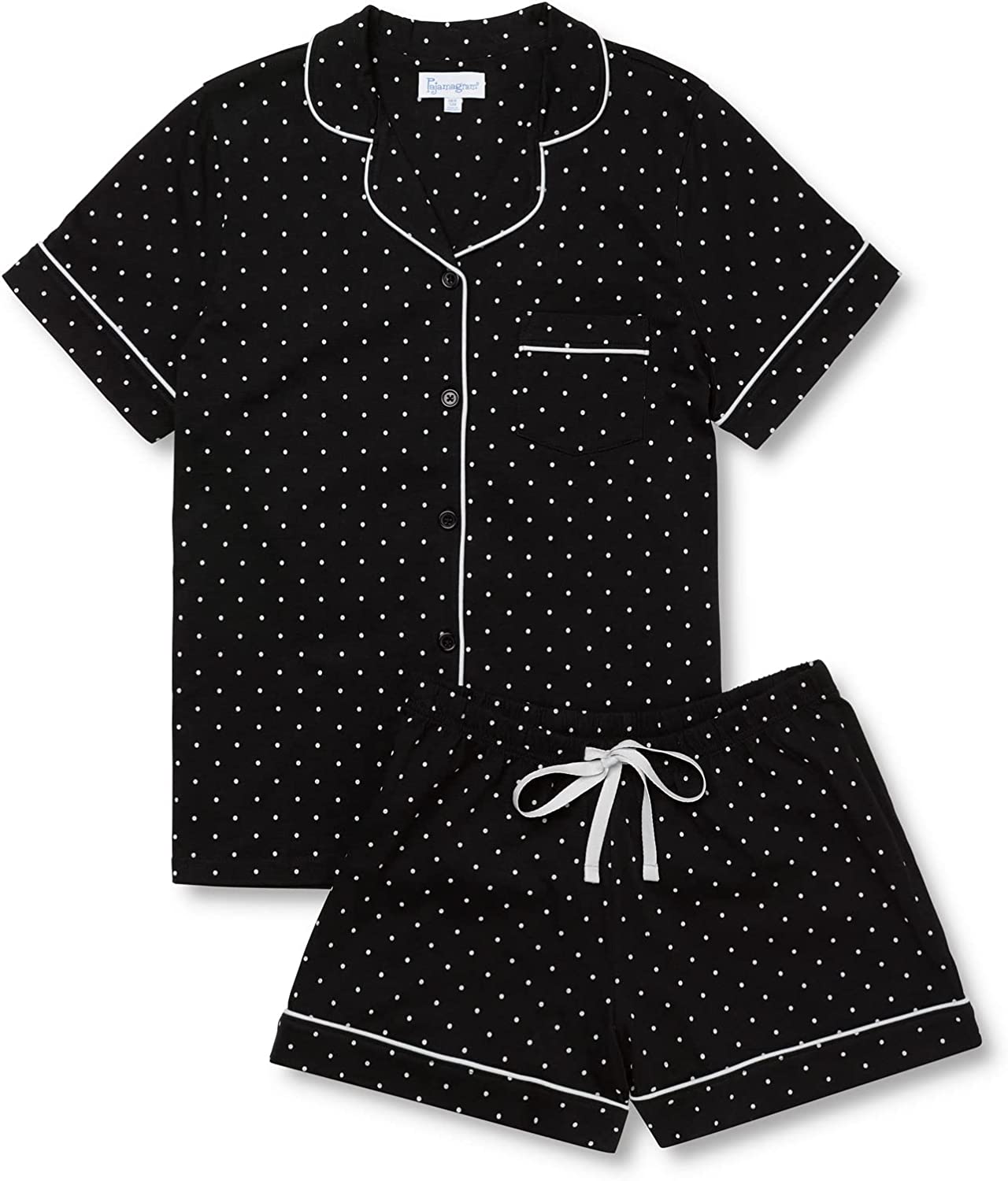 PajamaGram Pajamas For Women - Womens Pajama Short Sets, 100% Cotton