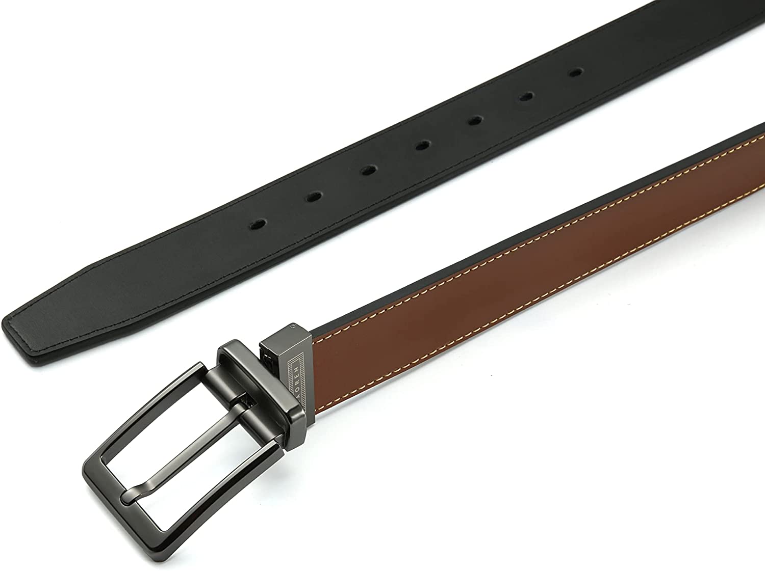 CHAOREN Click Belt for Men - Mens Dress Belt 1 1/4" Ratchet Belt - Micro Adjustable Belt Fit Everywhere