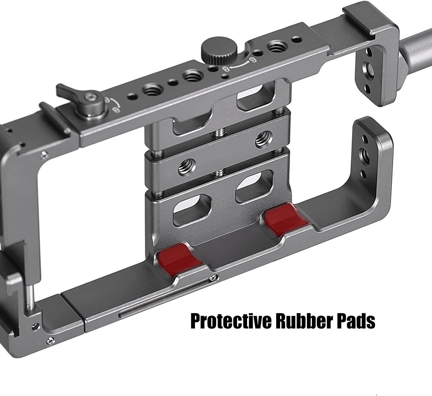 SUNWAYFOTO PCR-01 Smartphone Cage Universal Phone Video Rig Kit with Handle, Phone Stabilizer for Video Recording Cell Phone Filming Accessories